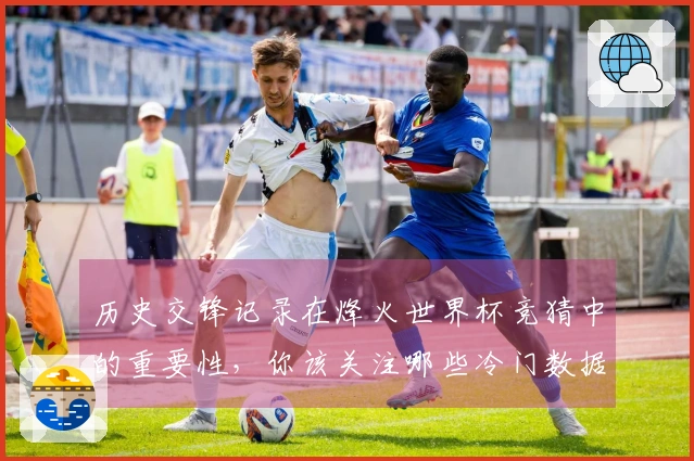 历史交锋记录在烽火世界杯竞猜中的重要性，你该关注哪些冷门数据？